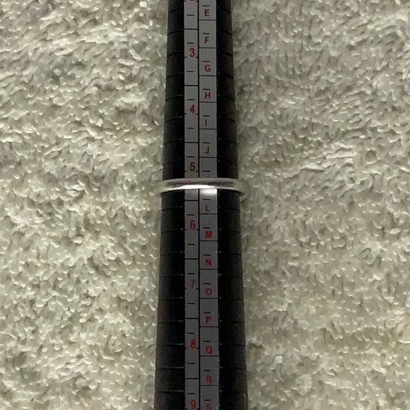 Tiffany&Co Elsa Peretti Curved Platinum and Diamond Ring (sz 5.25) - Picture 7 of 7